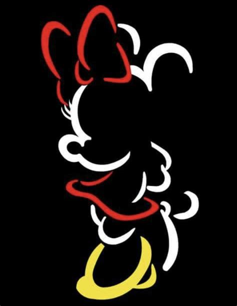 Minnie Mouse Disney Silhouettes Disney Art Disney Designs
