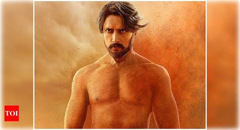 sudeep bares his body for the first time in his 22 years career kannada movie news times of