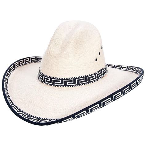 Sahuayo Gus Palm Decorated Cowboy Hat By Stone Hats Cowboy Hats