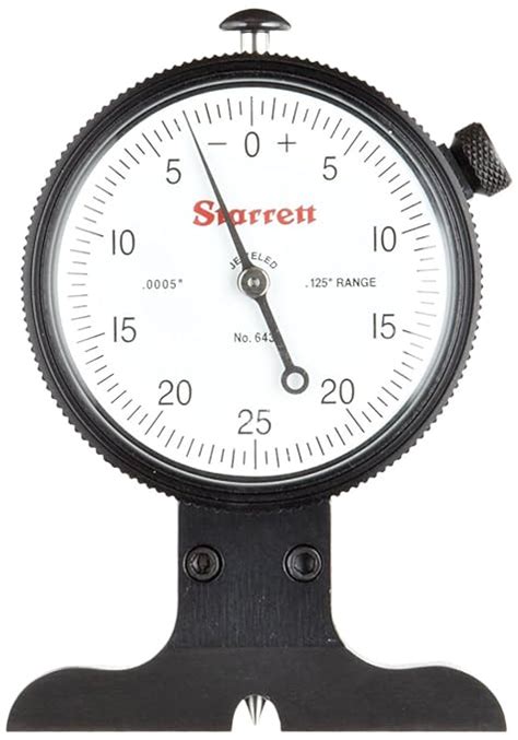 Starrett 643j 643 Series Dial Depth Gauge Indicator Type 0 0125