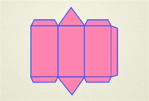 Prisma triangular: plantillas para descargar y armar - Innatia.com