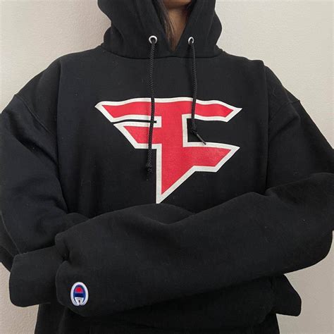 Champion Faze Clan X Champion Graphics Black Hoodie Grailed