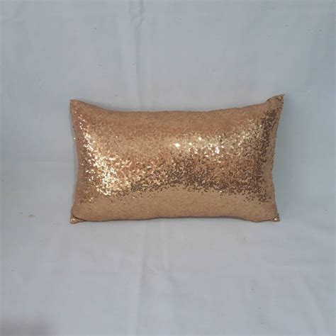 Bright Gold Sequin Pillow Decorative Gold Metallic Pillow Etsy