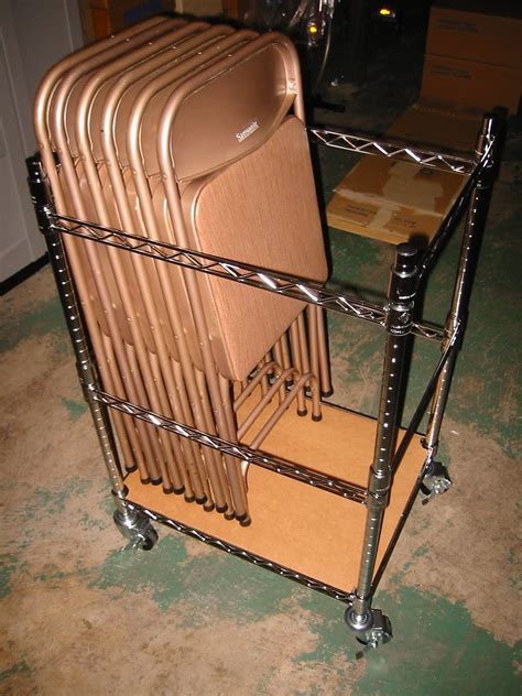 Showing results for folding chair storage rack. chair storage | Chair storage, Hanging garage shelves, Diy ...