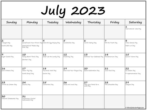 July 2023 Uk Calendar With Holidays For Printing Image Format Gambaran