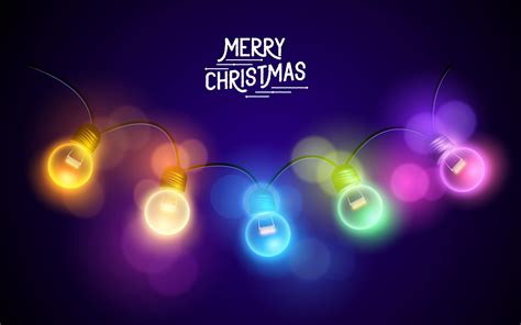 Merry Christmas Lights Wallpapers Hd Wallpapers Id 19366