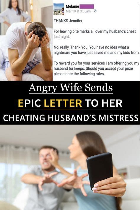 Angry Wife Sends Epic Letter To Her Cheating Husbands Mistress With