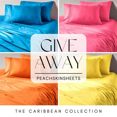 Enter To Win Peachskinsheets New Caribbean Inspired Colors Mom Does Reviews