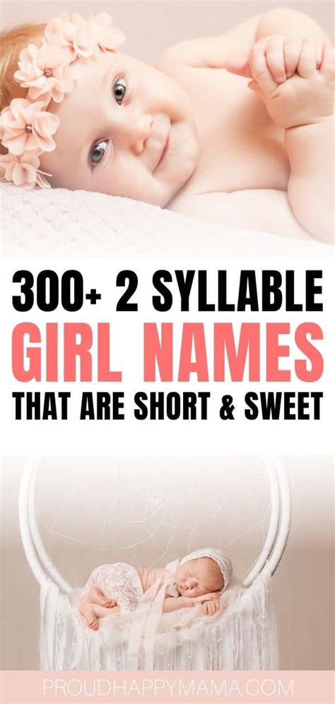 300 Two Syllable Girl Names That Are Unique And Beautiful