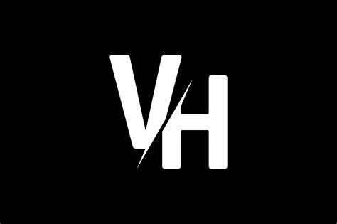 Monogram Vh Logo Design Illustration Par Greenlines Studios · Creative