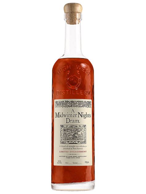 High West A Midwinter Nights Dram Rye Whiskey 750ml The Drink Society
