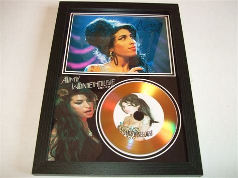 Amy Winehouse Signed Music Mount Etsy