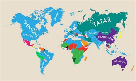 Language Map Of The World Map Of Stoney Lake
