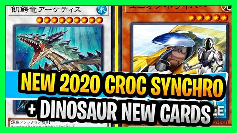 Maybe you would like to learn more about one of these? New Awesome Crocodile Synchro + New Dinosaur! New Yugioh Cards 2020 - YouTube