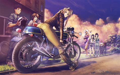 Anime Girl On Bike Hd Anime 4k Wallpapers Images Backgrounds