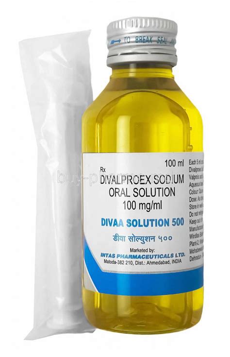 Buy Divaa Oral Solution Divalproex Online Buy Pharmamd