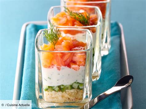Verrines au fromage frais et au saumon facile et rapide découvrez les