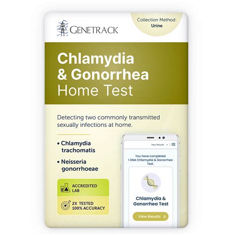 Chlamydia And Gonorrhea Test Genetrack Biolabs