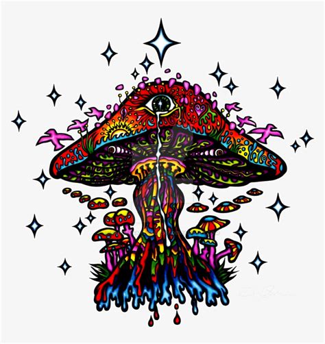 Psychedelic Mushroom By Sandersartgallery On Deviantart Psychedelic