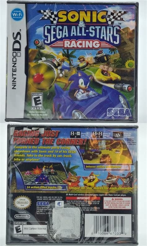 New Sonic And Sega All Stars Racing Nintendo Ds Nintendo Ds Nintendo