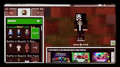 My Favourite Skins From The Casual Skin Pack On Mcpedl Youtube