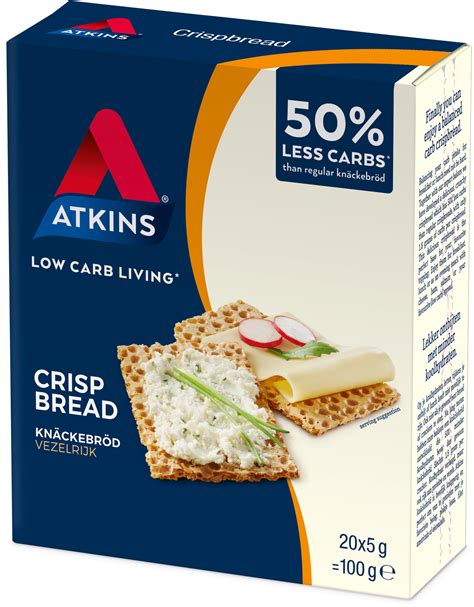 Atkins Low Carb Crispbread 100g At Mighty Ape Nz