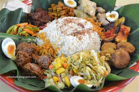 ⇲ resepi nasi lemak dan sambal. Nasi Ambeng in Singapore at Bedok Enak Stall JK1348 |Johor ...