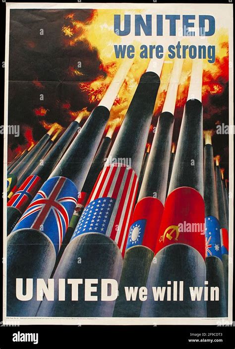 An American Ww2 Poster Using Patriotic Slogans To Gain Support For The