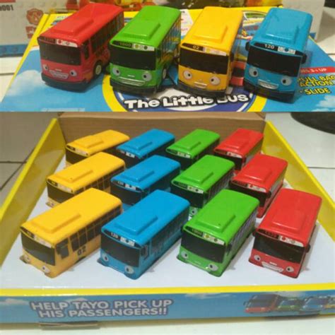 Tayo Bus Toy Package 4pcs Shopee Malaysia