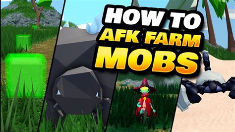 How To Afk Farm All Mobs In Roblox Islands Youtube