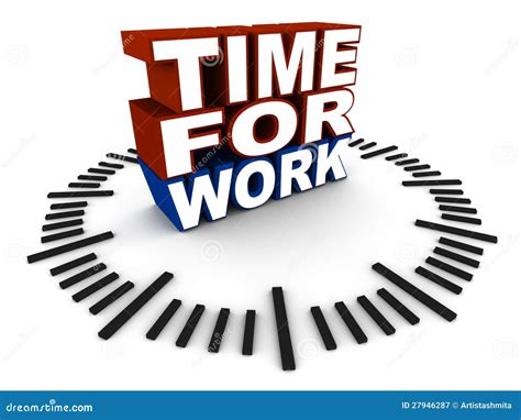 Time To Work Royalty Free Stock Photography Image 27946287