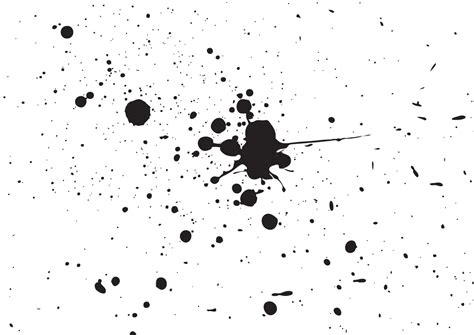 Grunge Ink Splatters Free Vector Art
