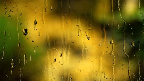 Hd Window Glass Drops Rain Bokeh For Mobile Wallpaper Download Free