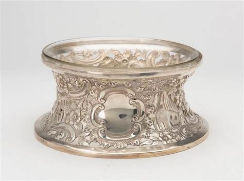 Irish Victorian Sterling Dish Ring By Charles Lamb Zother Silver