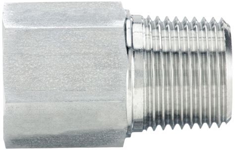 Parker Reducing Adapter 316 Stainless Steel 38 In X 14 In Fitting