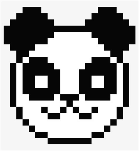 Minecraft Panda Face Pixel Art Maryandbendy