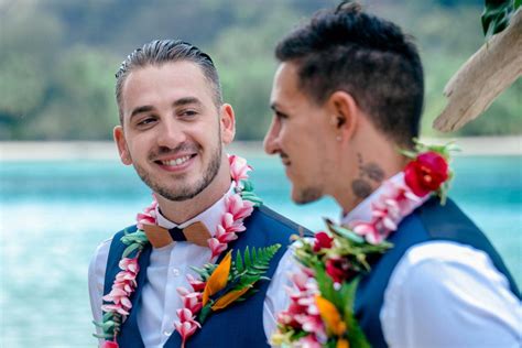 Gay Wedding In Moorea And Bora Bora Honeymoon Photographer