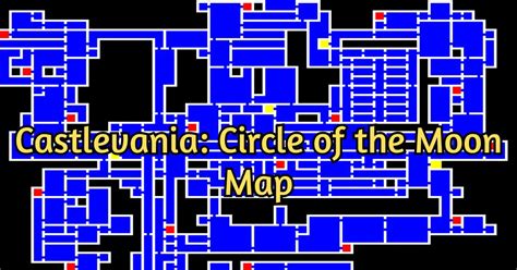 Castlevania Circle Of The Moon Map Uncover Hidden Paths