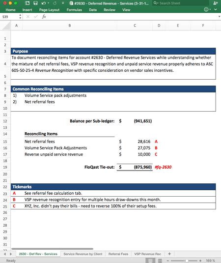 See the list of features below for further details. Reconciliation Excel Templates | FloQast