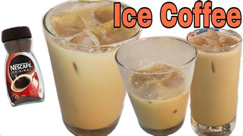 How To Make Easy Iced Coffee Youtube