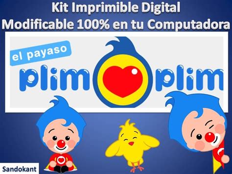 Kit Imprimible Para Tu Fiesta De Payaso Plim Plim Bs 600000 En
