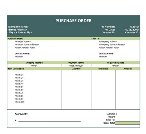 What Is A Purchase Order Template Brightpearl