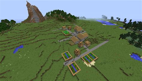 Minecraft Seed With Village In Cool Minecraft World Minecraft 84180