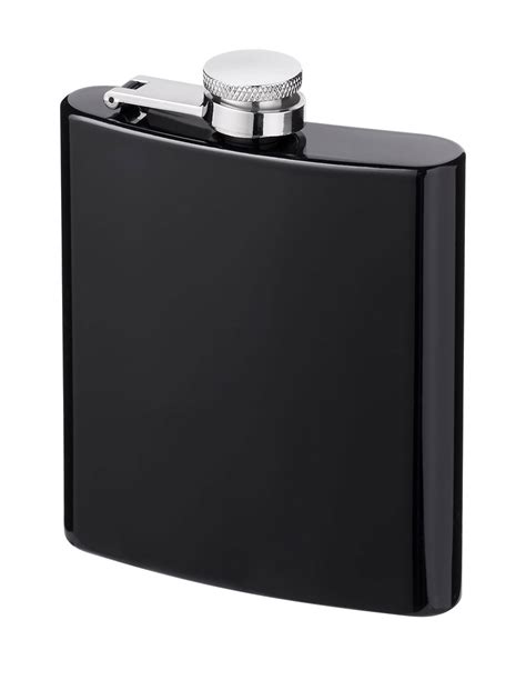 Hip Flask Stainless Steel Black Matte Ml Oz