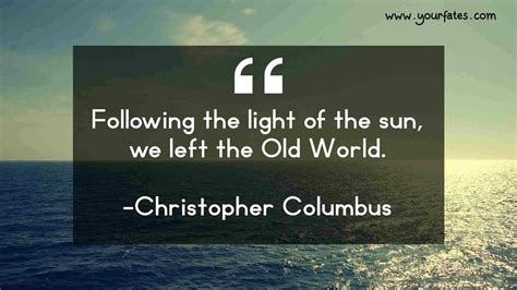 Top 30 Quotes Of Christopher Columbus Famous Quotes And Sayings