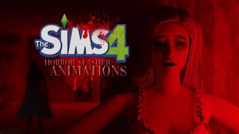 The Sims 4 Animation Pack Horror Slasher Free Download Youtube