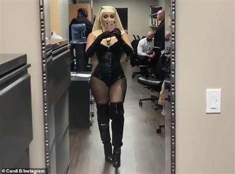 Cardi B Shares A Cheeky Behind The Scenes View Of Her Elaborate Poison
