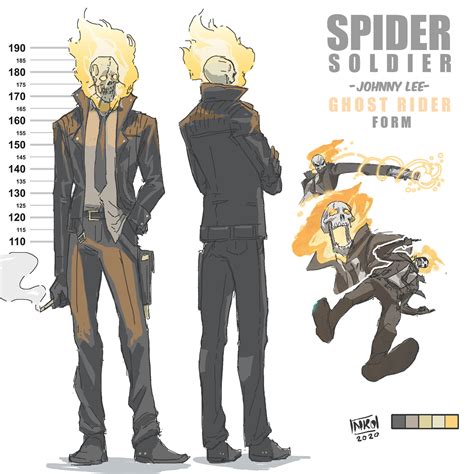 Artstation Ghost Rider Aka Johnny Lee Spiderverse Fan Project