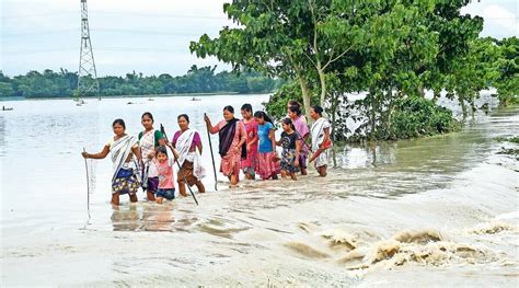 Assam Floods 71 Villages In 12 Revenue Circles Affected Sentinelassam