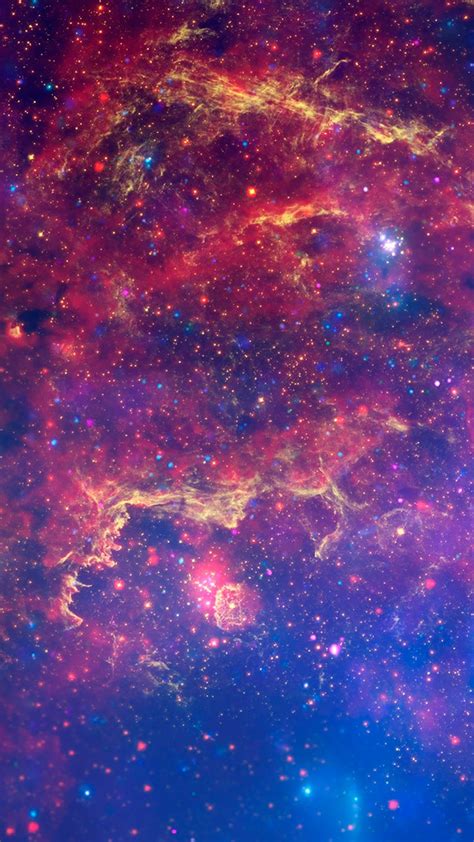 Galaxy Space Clouds Wallpaper For Iphone X 8 7 6 Free Download On